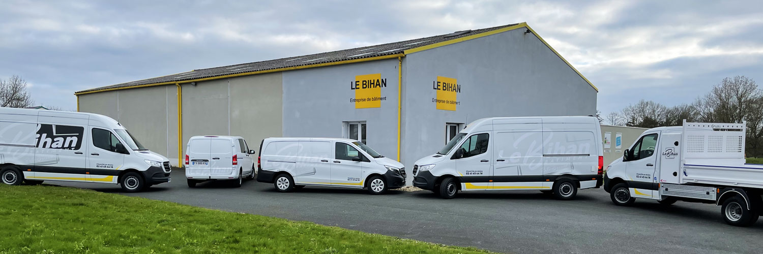 Entreprise familiale Le Bihan batiment à Vallanjou maçonnerie gros oeuvre dépot